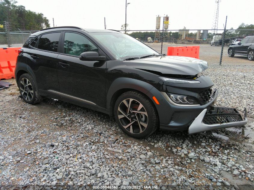 2022 HYUNDAI KONA LIMITED VIN: KM8K53A36NU924104