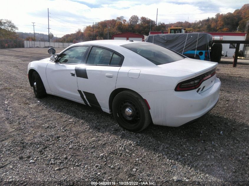 2021 DODGE CHARGER POLICE VIN: 2C3CDXKGXMH669628