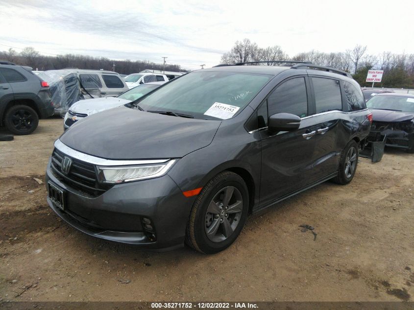 2022 HONDA ODYSSEY EX VIN: 5FNRL6H54NB037868