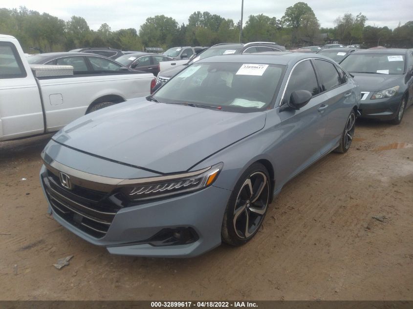 2021 HONDA ACCORD SEDAN SPORT SE VIN: 1HGCV1F42MA096441