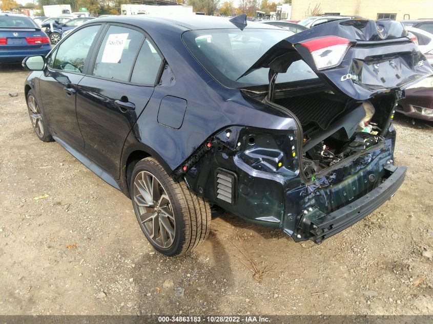 2022 TOYOTA COROLLA SE VIN: 5YFS4MCE4NP112664