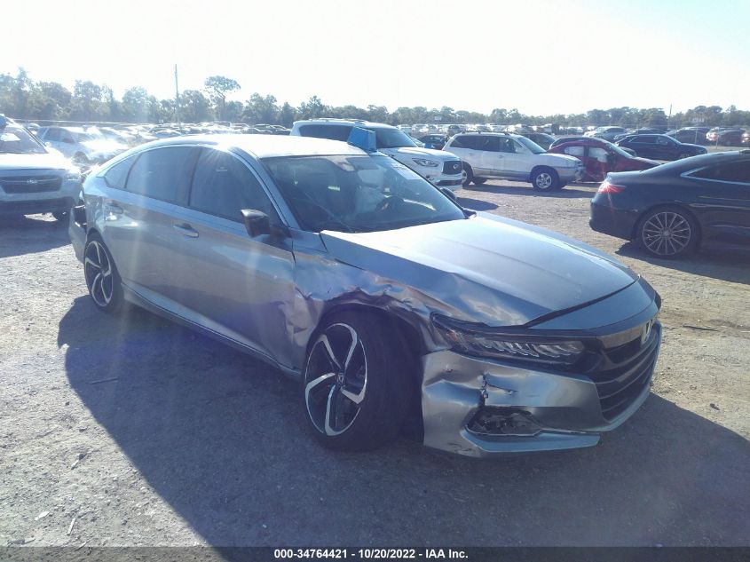 2021 HONDA ACCORD SEDAN SPORT VIN: 1HGCV1F36MA095767
