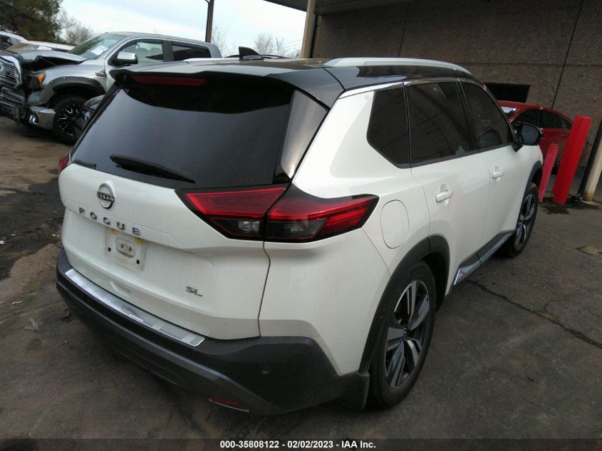 2022 NISSAN ROGUE SL VIN: JN8BT3CA7NW042387