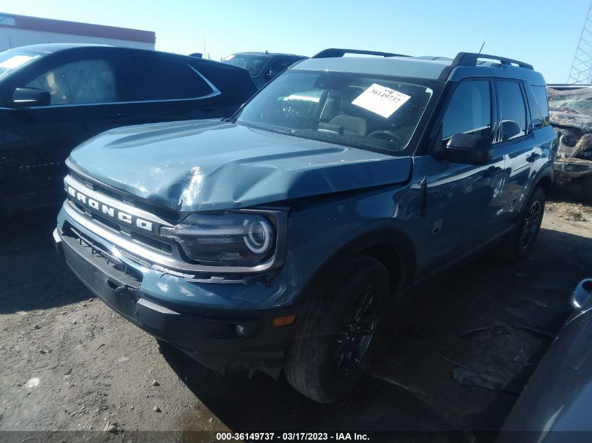 2022 FORD BRONCO SPORT BIG BEND VIN: 3FMCR9B66NRD30172