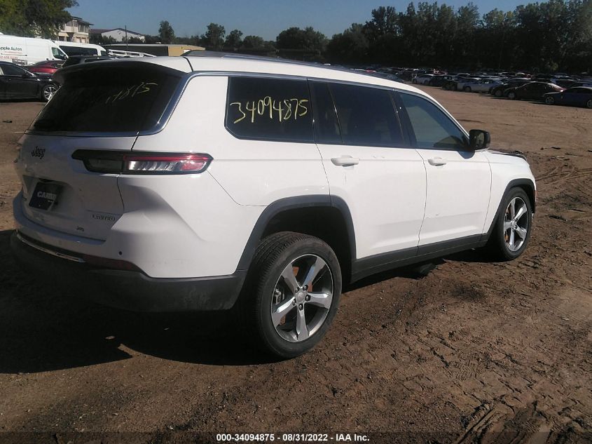 2021 JEEP GRAND CHEROKEE L LIMITED VIN: 1C4RJKBGXM8203088