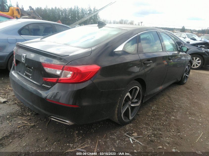 2022 HONDA ACCORD SEDAN SPORT VIN: 1HGCV1F33NA067961