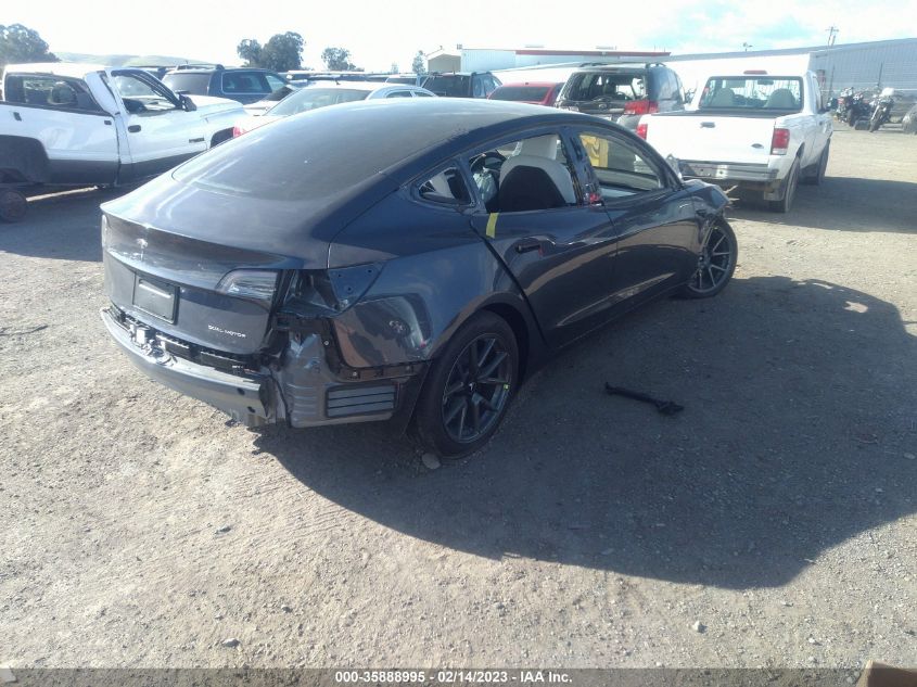 2022 TESLA MODEL 3 LONG RANGE VIN: 5YJ3E1EB6NF357867