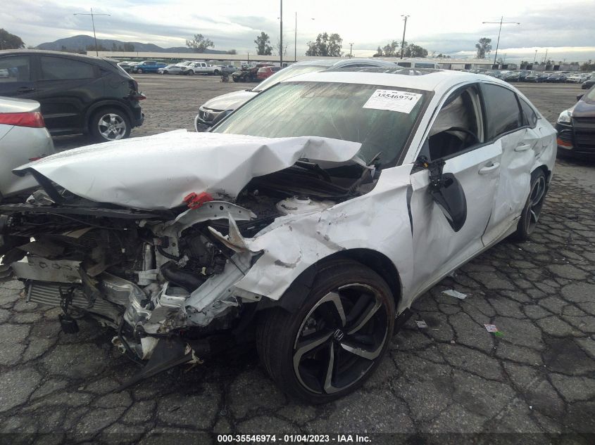 2021 HONDA ACCORD SEDAN SPORT VIN: 1HGCV2F3XMA019782
