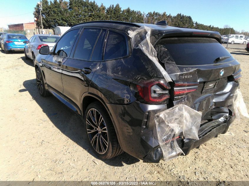 2022 BMW X3 SDRIVE30I VIN: WBX47DP01NN158080