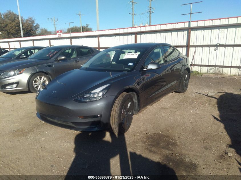 2022 TESLA MODEL 3 LONG RANGE VIN: 5YJ3E1EB9NF243555
