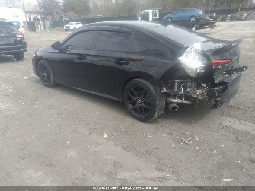 2022 HONDA CIVIC SI VIN: 2HGFE1E57NH474389
