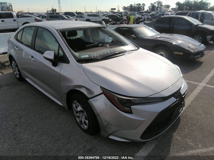 2022 TOYOTA COROLLA LE VIN: JTDEPMAE1N3030424