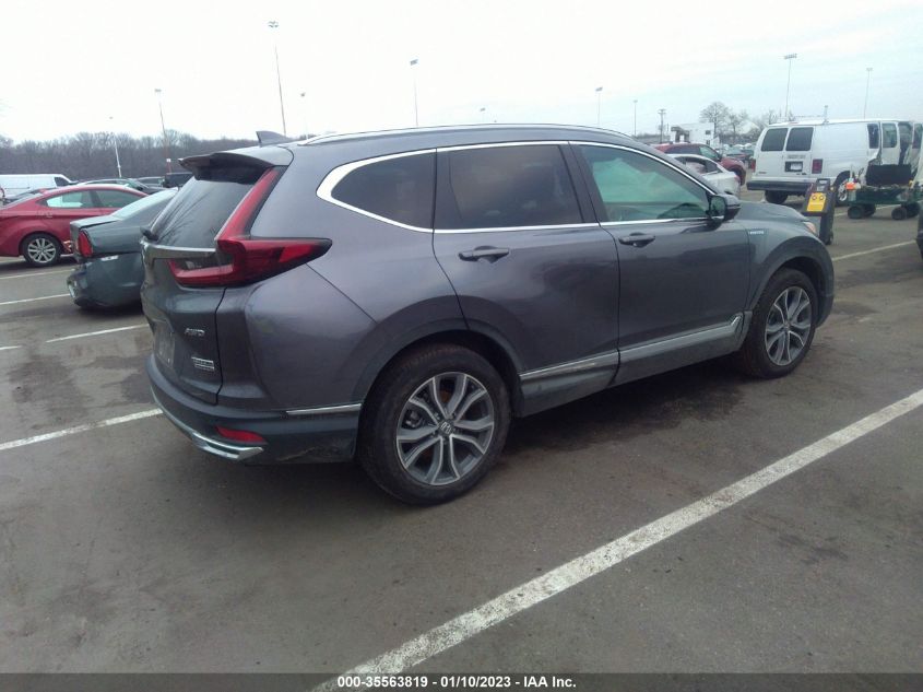 2022 HONDA CR-V HYBRID TOURING VIN: 5J6RT6H95NL031202