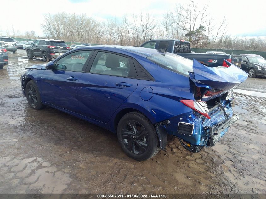 2022 HYUNDAI ELANTRA HYBRID BLUE VIN: KMHLM4AJ0NU032040