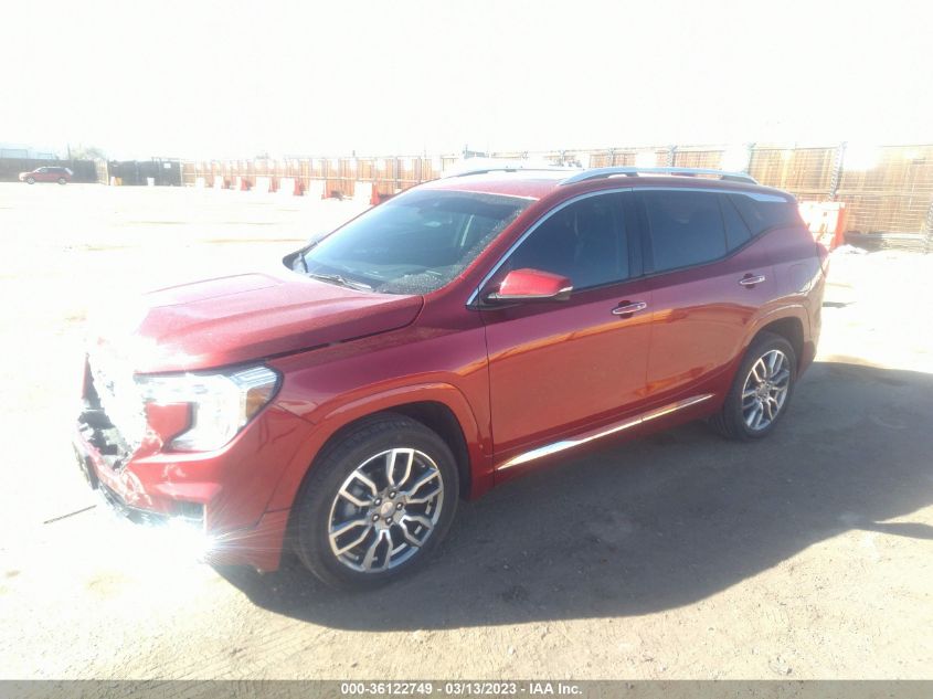 2022 GMC TERRAIN DENALI VIN: 3GKALXEV2NL169007
