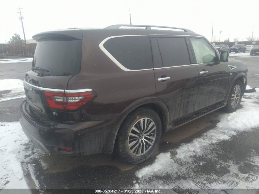 2021 NISSAN ARMADA SL VIN: JN8AY2BB1M9791278