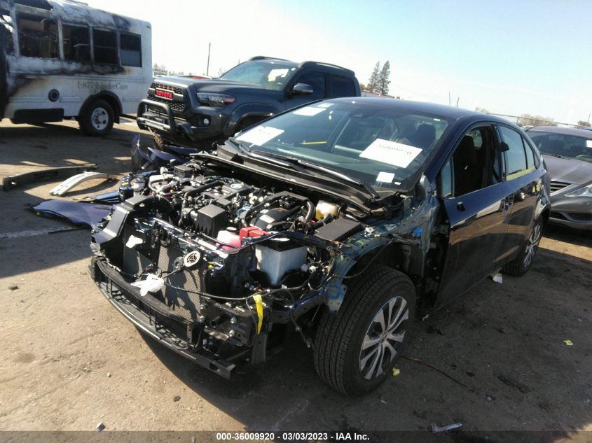 2022 TOYOTA COROLLA HYBRID LE VIN: JTDEAMDE1NJ049418