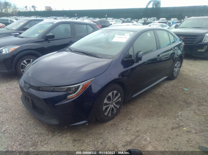 2022 TOYOTA COROLLA HYBRID LE VIN: JTDEAMDE9NJ044578