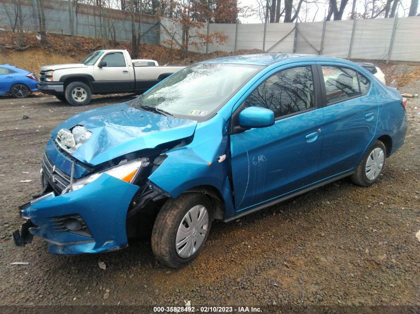 2022 MITSUBISHI MIRAGE G4 ES/LE/BLACK EDITION VIN: ML32FUFJ8NHF08603