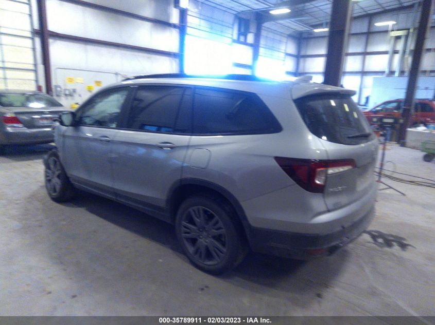 2022 HONDA PILOT SPORT VIN: 5FNYF6H35NB079676