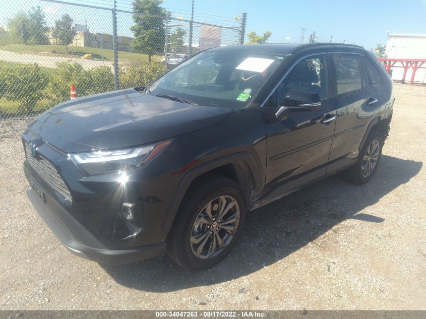 2022 TOYOTA RAV4 HYBRID LIMITED VIN: 4T3D6RFVXNU081759