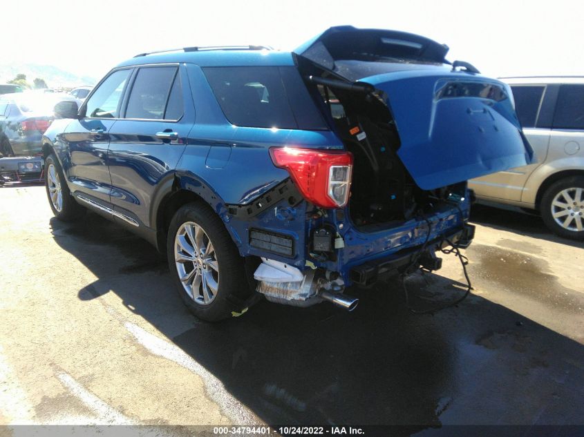 2022 FORD EXPLORER LIMITED VIN: 1FMSK7FH9NGA90185