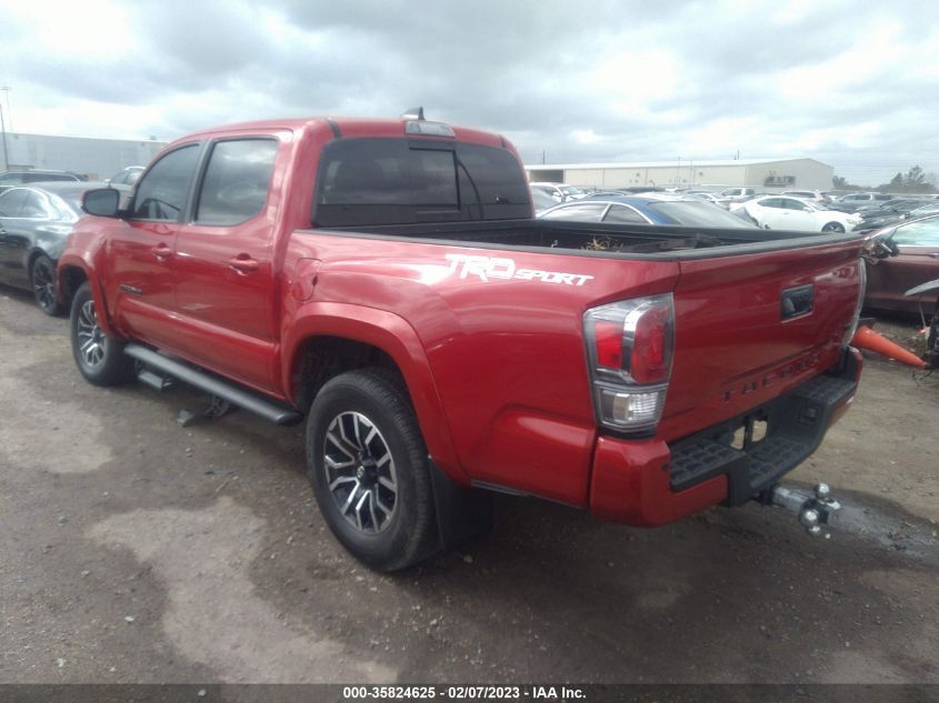 2022 TOYOTA TACOMA 2WD SR5/TRD SPORT VIN: 3TMAZ5CN4NM164595