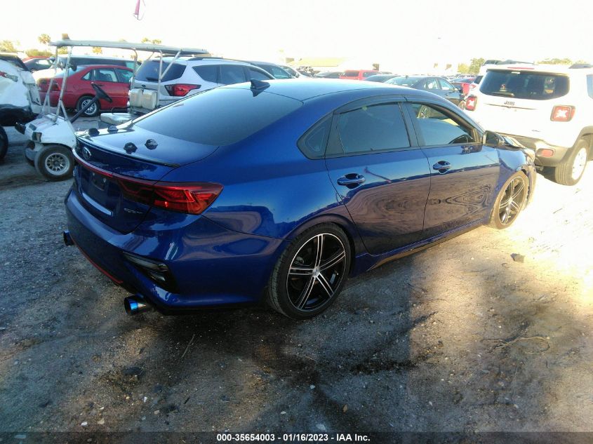2021 KIA FORTE GT VIN: 3KPF44AC0ME344276
