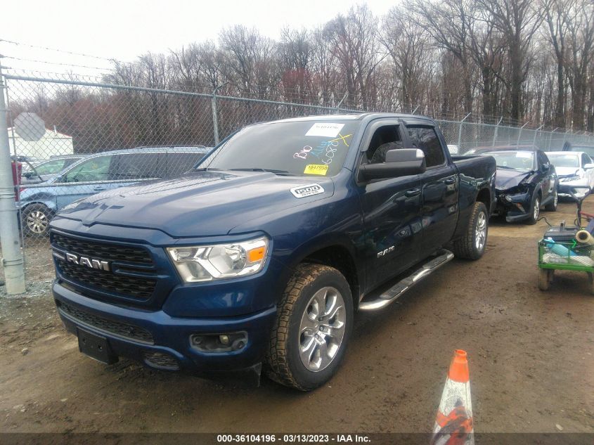 2022 RAM 1500 BIG HORN VIN: 1C6SRFMT4NN266080