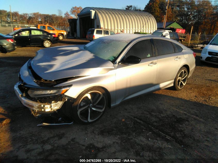 2021 HONDA ACCORD SEDAN SPORT SE VIN: 1HGCV1F48MA062651