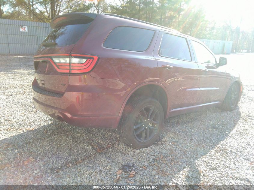 2022 DODGE DURANGO GT PLUS VIN: 1C4RDJDGXNC106728