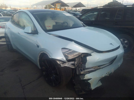 2022 TESLA MODEL Y PERFORMANCE VIN: 7SAYGDEF9NF438286