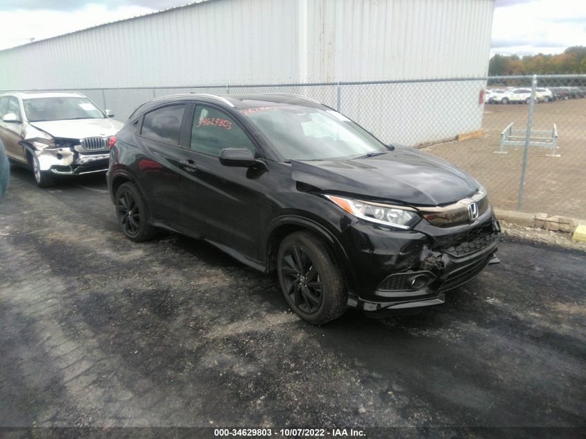 2022 HONDA HR-V SPORT VIN: 3CZRU6H19NM707463