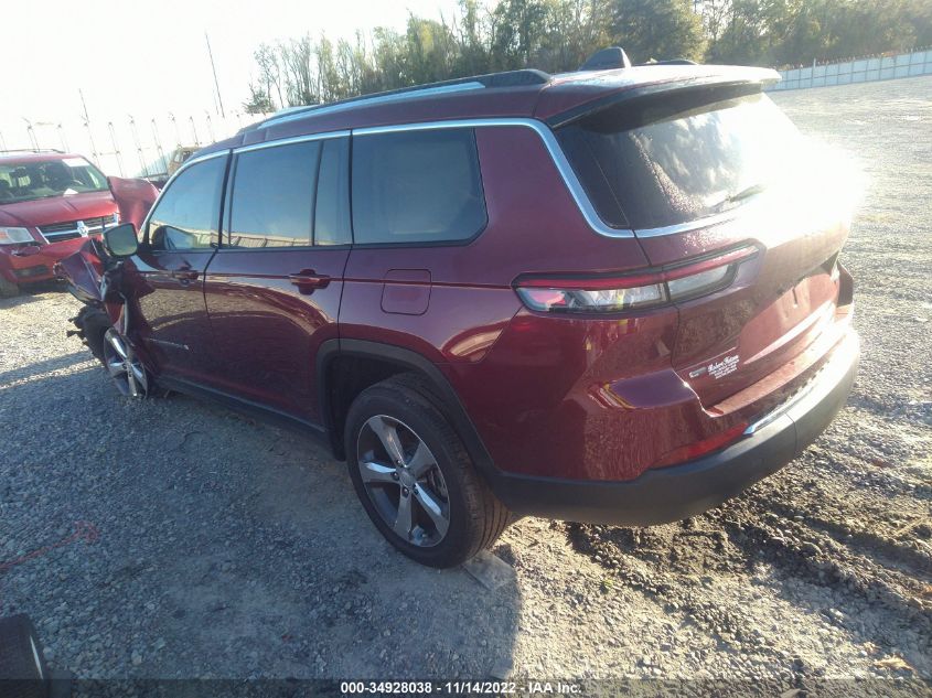 2021 JEEP GRAND CHEROKEE L LIMITED VIN: 1C4RJJBG9M8136249