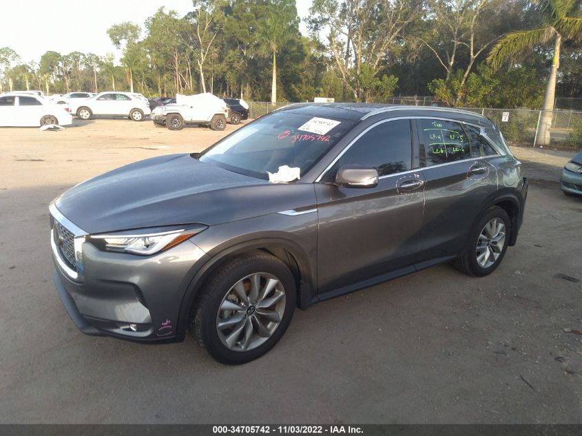 2022 INFINITI QX50 LUXE VIN: 3PCAJ5BA6NF106238