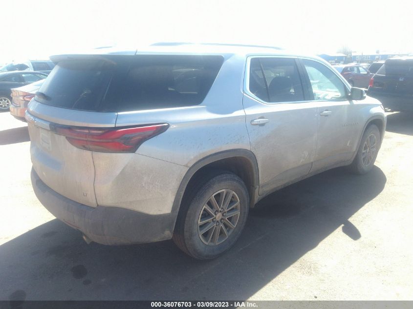 2022 CHEVROLET TRAVERSE LT CLOTH VIN: 1GNEVGKW0NJ111982