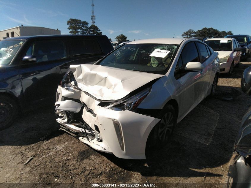 2022 TOYOTA PRIUS LE/XLE/NIGHTSHADE VIN: JTDL9MFU7N3035144