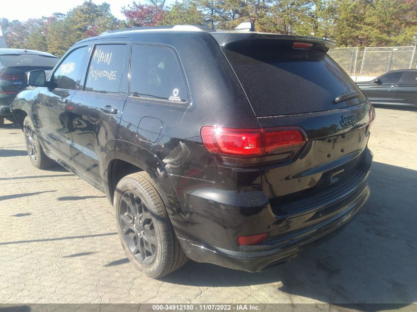 2021 JEEP GRAND CHEROKEE LIMITED X VIN: 1C4RJFBG7MC652099