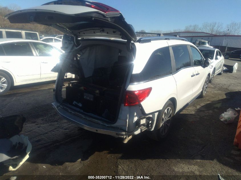 2022 HONDA ODYSSEY EX-L VIN: 5FNRL6H75NB002225