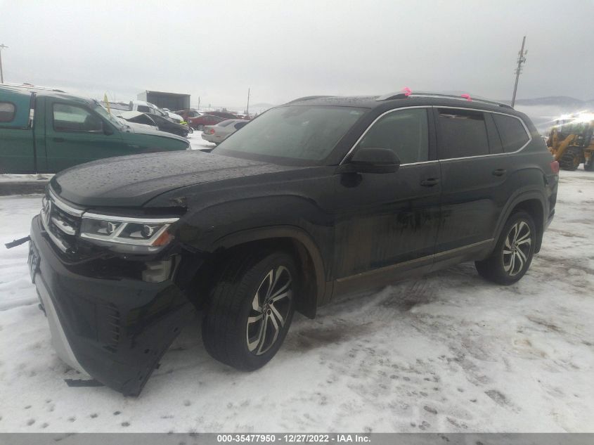 2021 VOLKSWAGEN ATLAS 3.6L V6 SEL PREMIUM VIN: 1V2TR2CA4MC593934