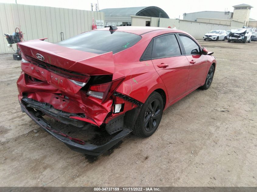 2022 HYUNDAI ELANTRA SEL VIN: 5NPLS4AG2NH059149