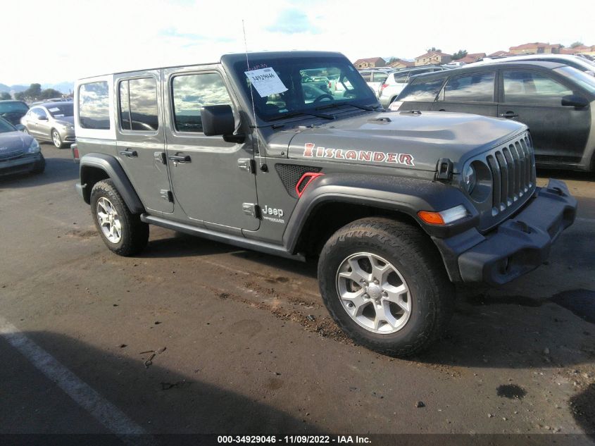 2021 JEEP WRANGLER UNLIMITED ISLANDER VIN: 1C4HJXDN4MW575283