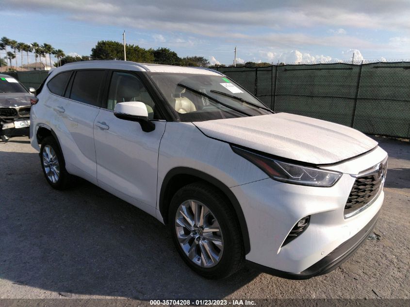 2021 TOYOTA HIGHLANDER LIMITED/PLATINUM VIN: 5TDYZRAHXMS529962