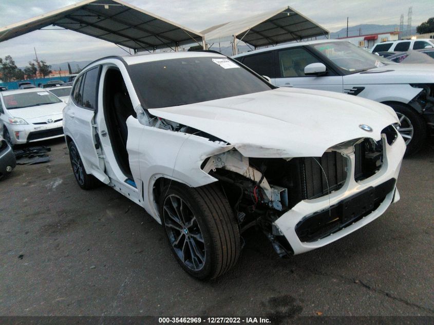 2021 BMW X3 SDRIVE30I VIN: 5UXTY3C01M9G24105