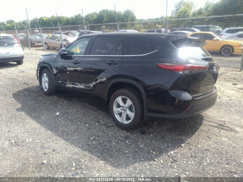 2021 TOYOTA HIGHLANDER L/LE VIN: 5TDBZRBH7MS153144