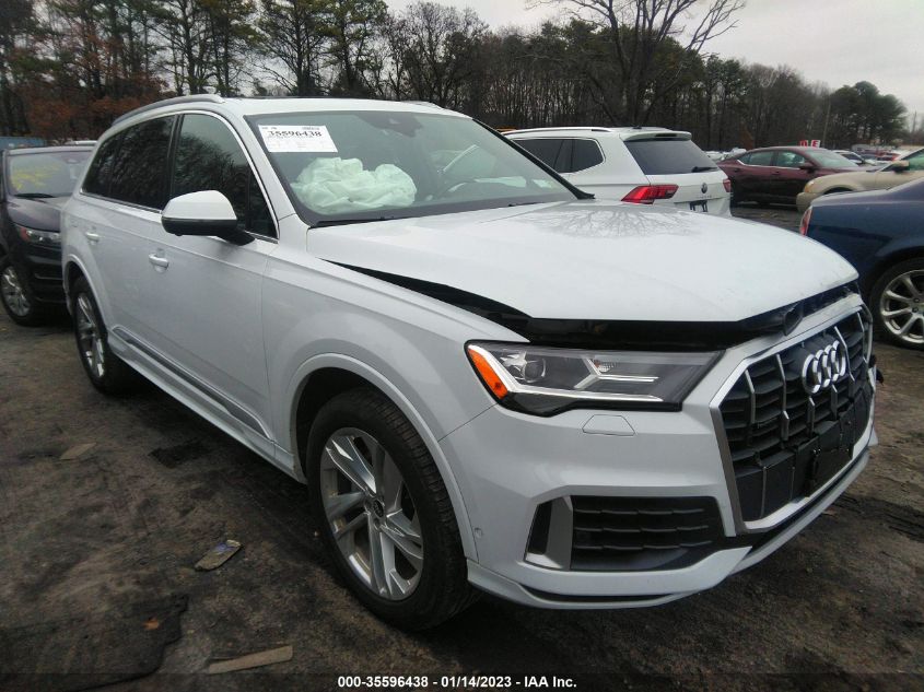 2021 AUDI Q7 PREMIUM VIN: WA1AXAF75MD025737