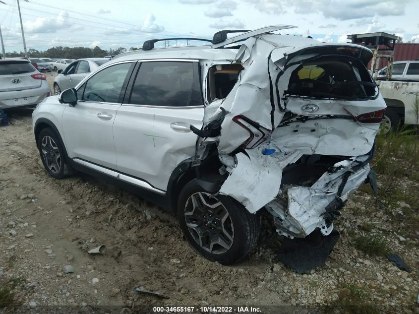 2021 HYUNDAI SANTA FE LIMITED VIN: 5NMS44AL2MH371440
