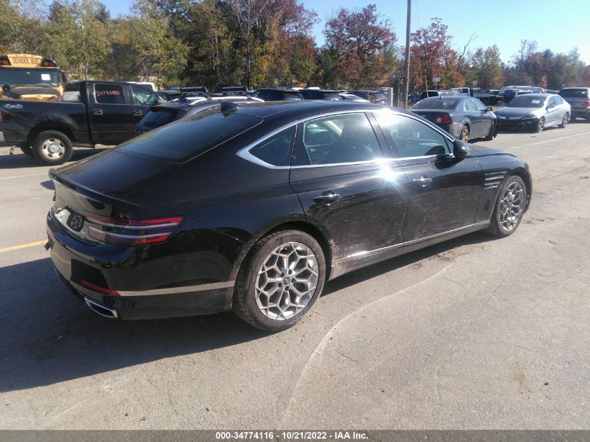 2021 GENESIS G80 2.5T VIN: KMTGB4SC3MU045862