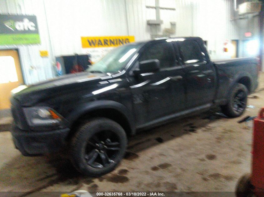 2021 RAM 1500 CLASSIC WARLOCK VIN: 1C6RR7GGXMS554835