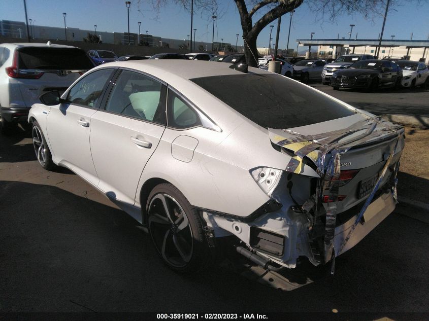 2022 HONDA ACCORD HYBRID SPORT VIN: 1HGCV3F26NA038814